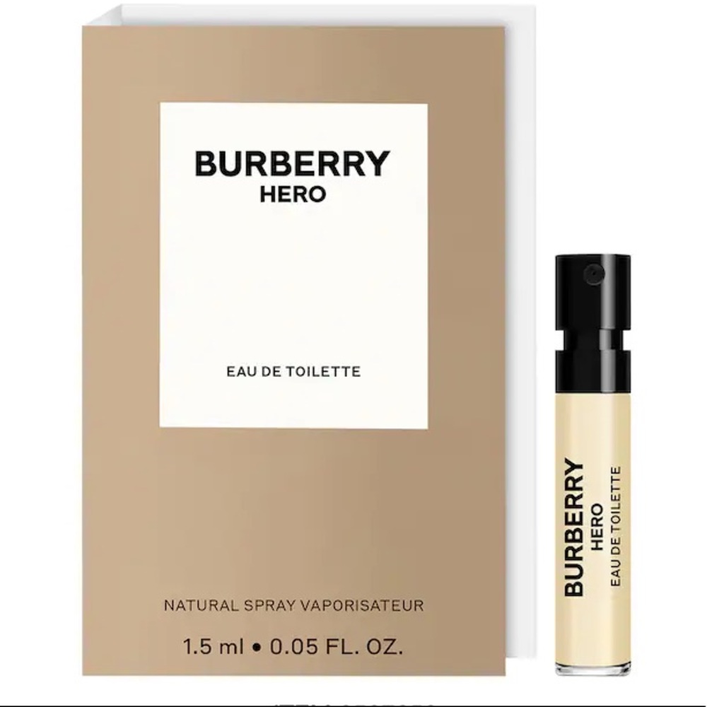 New! Burberry hero sample